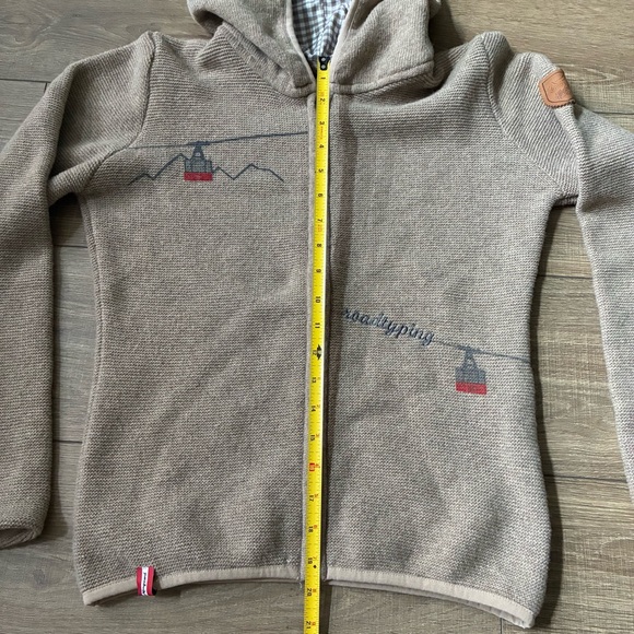 Almgwand traditional tan women jacket, wool blend , 10 - Picture 9 of 9